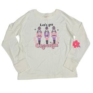 NWT Paperflower Size L (12-14) Let's Get Cracking Tee